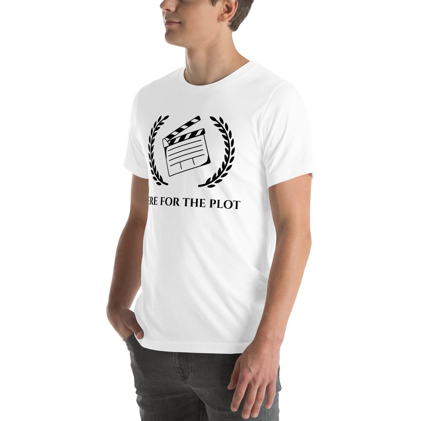 "Here for the Plot" Film Festival Unisex T-Shirt