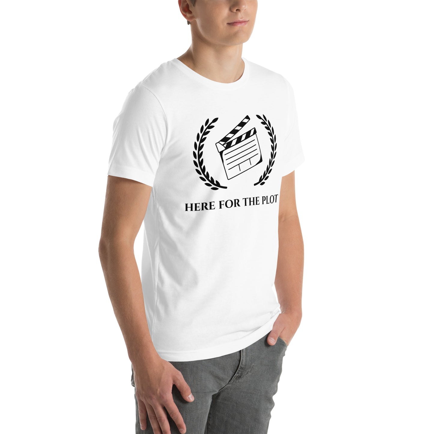 "Here for the Plot" Film Festival Unisex T-Shirt